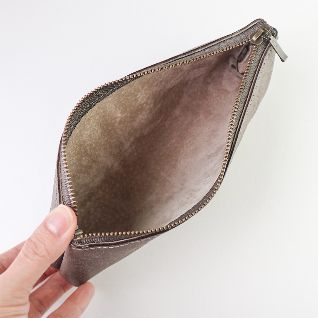 【イタリアンレザー】大きめペンケース