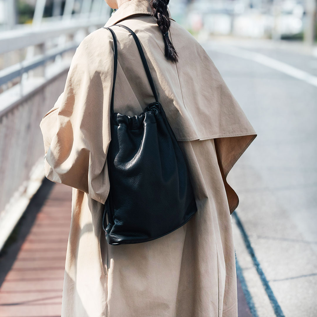 [新作入荷待ち]ナップサック 取っ手付き | drawstring backpack