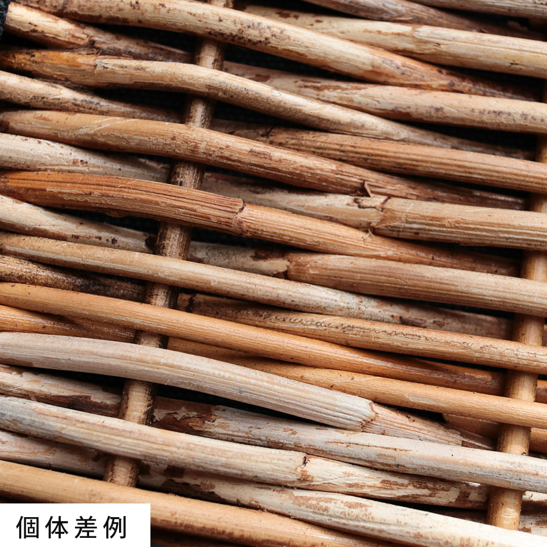 (売切れ)3wayで使える革とカゴのリュック【革とカゴとクボさん】