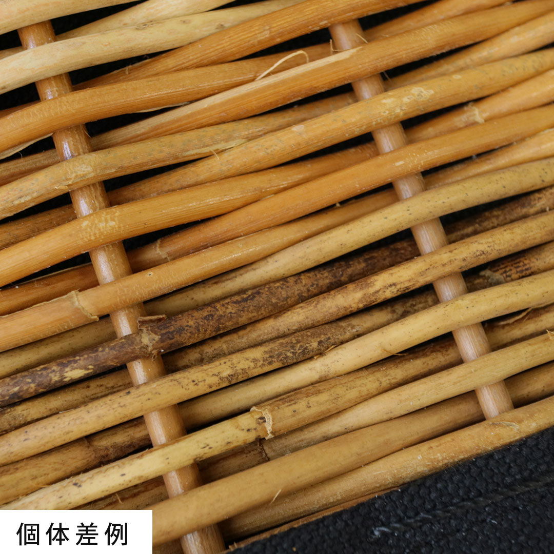 （新仕様モデル）3wayで使える革とカゴのリュック【革とカゴとクボさん】