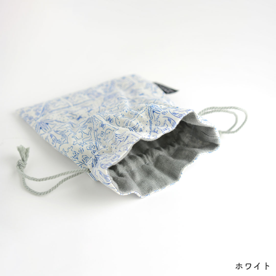 小さな巾着ポーチ