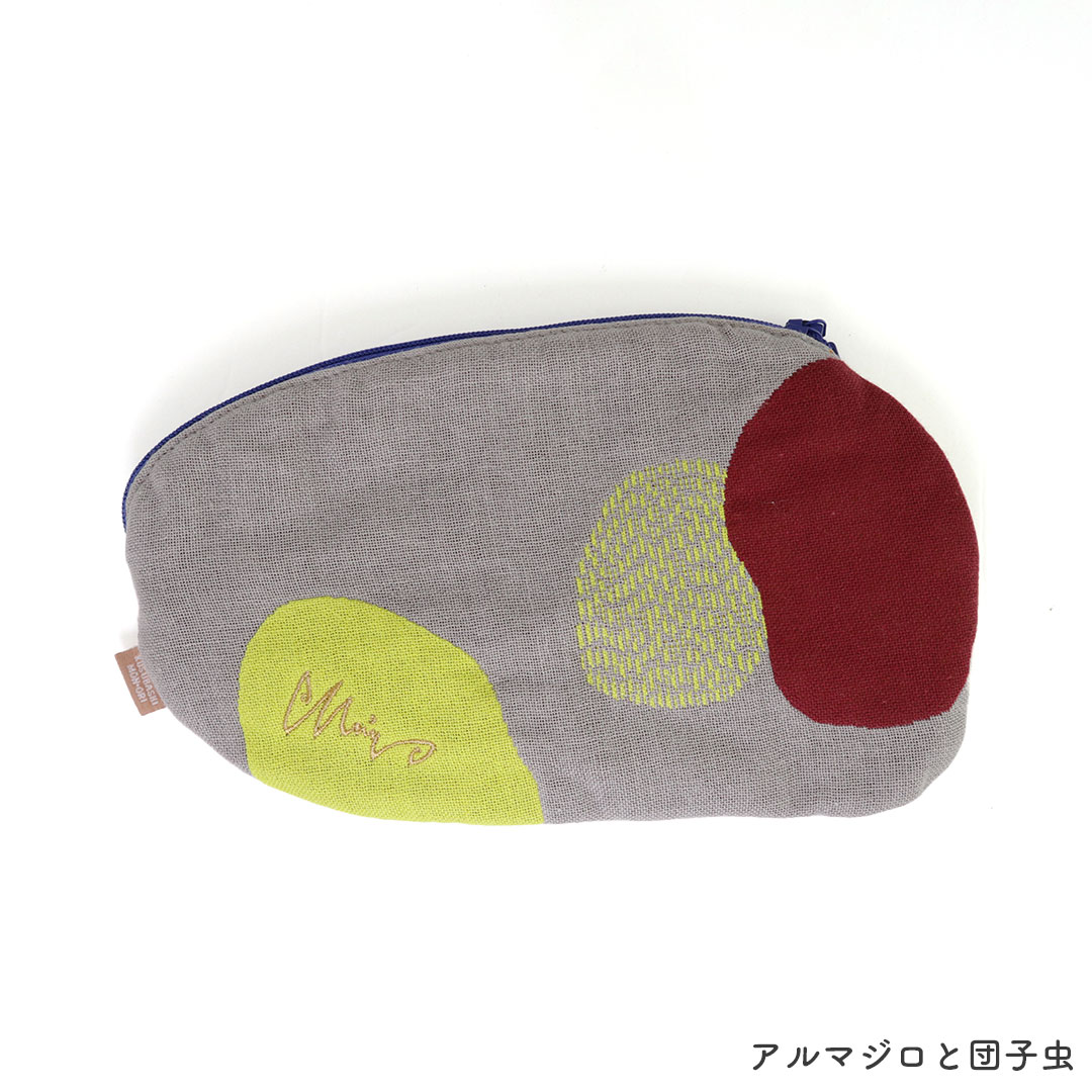 ポーチ 【moritaMiW】 アルマジロ/カラス/コモドドラゴン