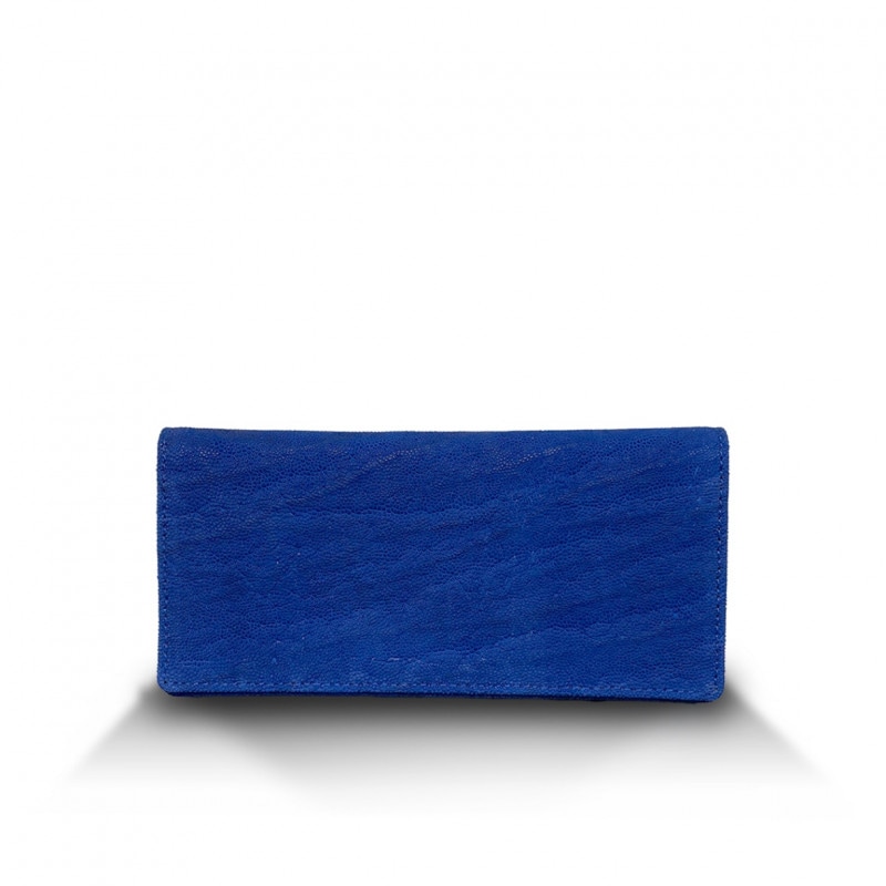 エレファント　ロングウォレットファスナーポケット付き　ブルー