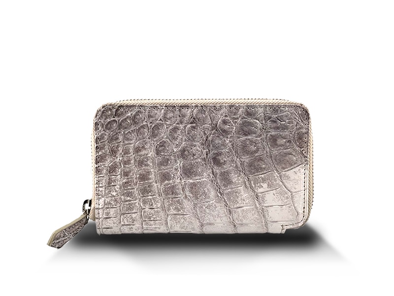 クロコダイル　マット　ハンディーウォレット　ヒマラヤ