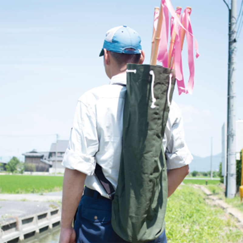 アーミーリュック2本掛け　Made in　Okayama