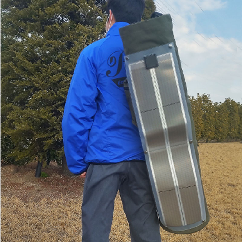 ソーラーマルチザック 災害対策や野外作業、アウトドアでも どこでもUSBでデバイス給電ができるザック