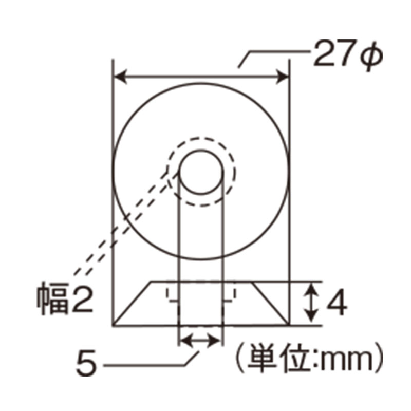 プラ座NO. 2　材質が高衝撃性ABS　強度アップ　100枚入り