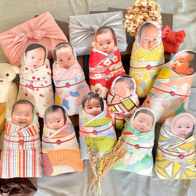 結婚演出用 風呂敷包み 体重米ウエイトライス【重量指定 写真貼付