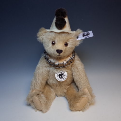 シュタイフ テディ クラウン Steiff Teddy Clown Mohair (rose) 16cm