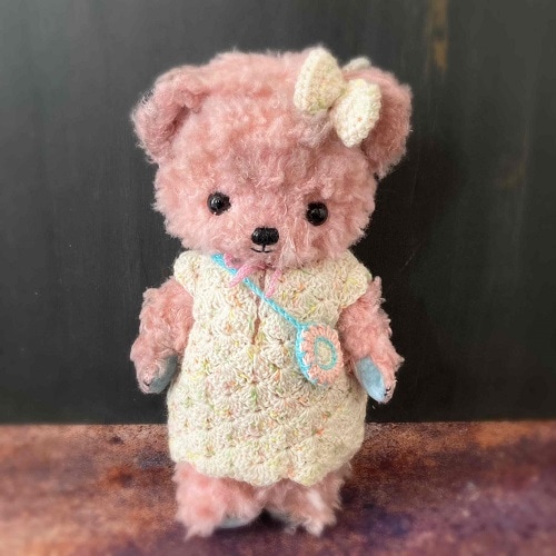 加茂美智子さん作のくまさん 専用」 加茂美智子さん作のくまさん「白い