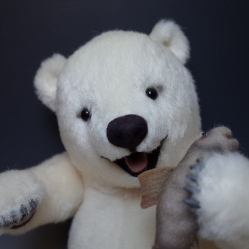 R. John Wright ベイビーベアシリーズ白クマ Nippy ニッピー 世界限定