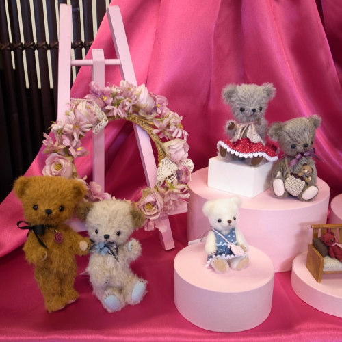 JH Bears 本田純子様 テディベア ぬいぐるみ ミニチュア 本田純子 JH Bears Profile テディベア・アーティストミュージアム