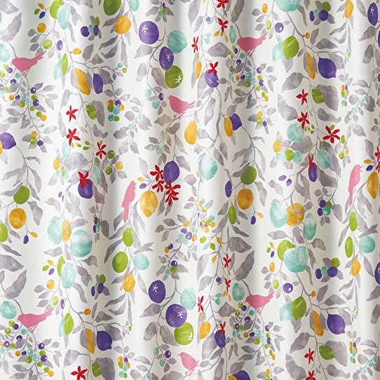 新品　2枚セット　200×200　遮光カーテン　水彩画タッチ　ライラック　花柄 新品 2枚セット 200×200 遮光カーテン 水彩画タッチ ライラック 花柄 花柄