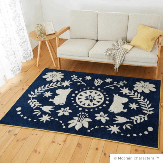 FLOWER  MOOMIN  RUG130185cmͥӡ
