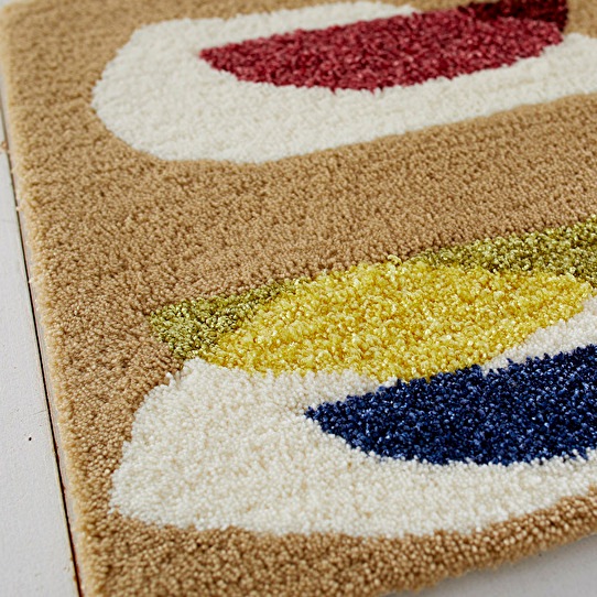 KAJYUEN��MAT���ڡ��˼¤�̼¤�ǥ����󤷤��ޥåȡ��١����塡45��75cm