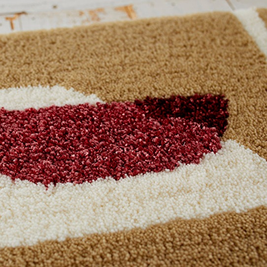 KAJYUEN��MAT���ڡ��˼¤�̼¤�ǥ����󤷤��ޥåȡ��١����塡45��75cm