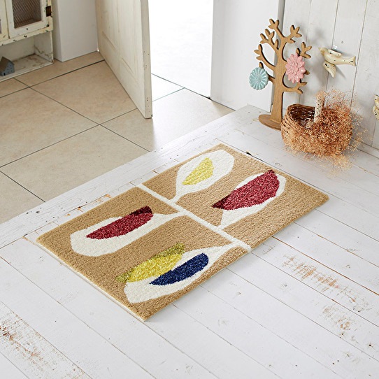 KAJYUEN��MAT���ڡ��˼¤�̼¤�ǥ����󤷤��ޥåȡ��١����塡45��75cm