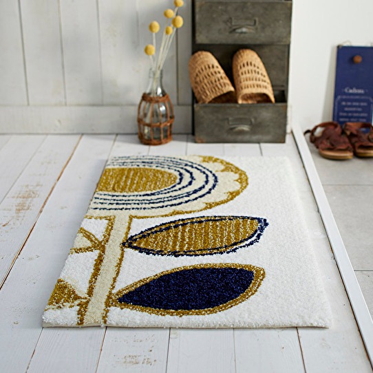 SUN FLOWER MAT�����ؤΤҤޤ���ǥ����󤷤��̲����ޥåȡ������ܥ꡼��45��75cm