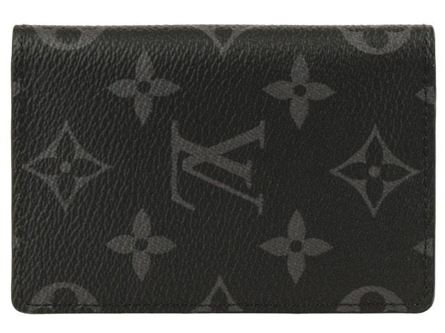 LOUIS VUITTON ブラック名刺入れ ルイヴィトン Louis Vuitton ブラック 名刺ケース カードケース