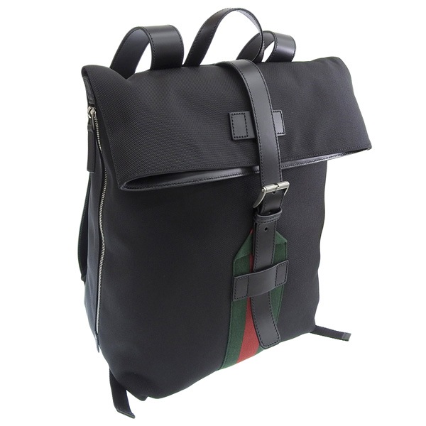 グッチ バッグ メンズ レディース リュックサック アウトレット ブラック O BACKPACK GUC BAND 619749KWT6N1060 GUCCI|バッグ|GUCCI