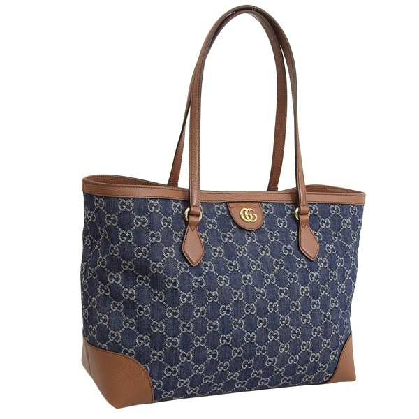 グッチ バッグ レディース トートバッグ アウトレット デニム×ブラウン HANDBAG OPHIDIA 6316852KQGG8375 GUCCI|バッグ|GUCCI