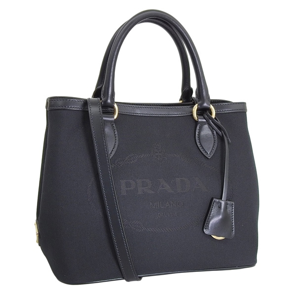 プラダ PRADA バッグ ショルダーバッグ 2wayハンドバッグ ブラック レディース 1ba172 アウトレット