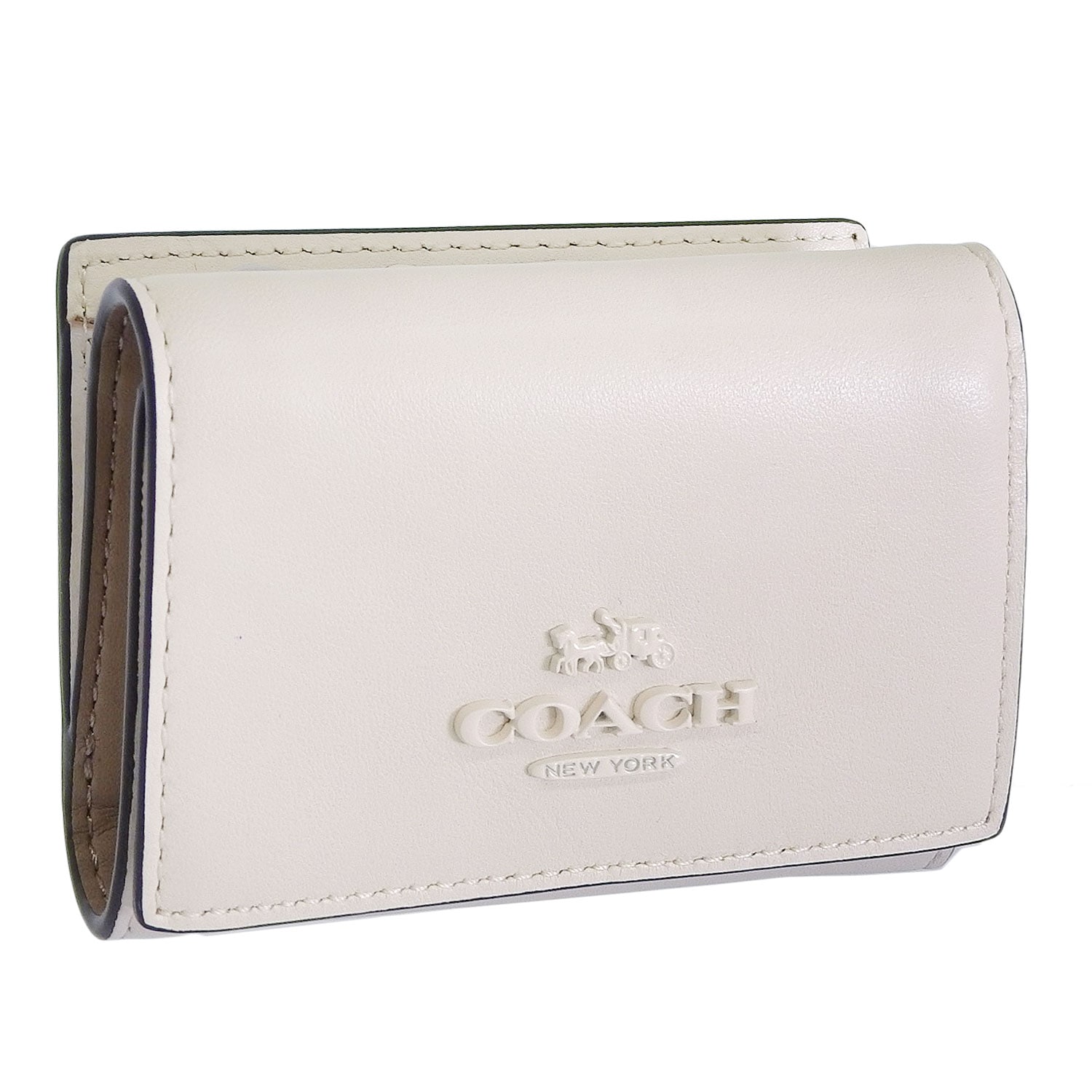 COACH 三つ折り財布 ホワイト