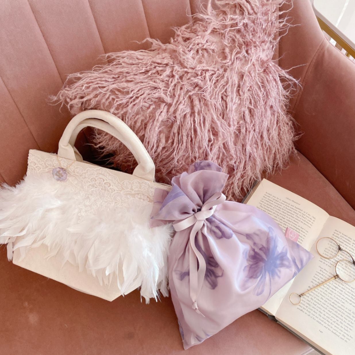 巾着＆トートSET Frosty Jasmine | BAG・Accessory,♡Fluffy 