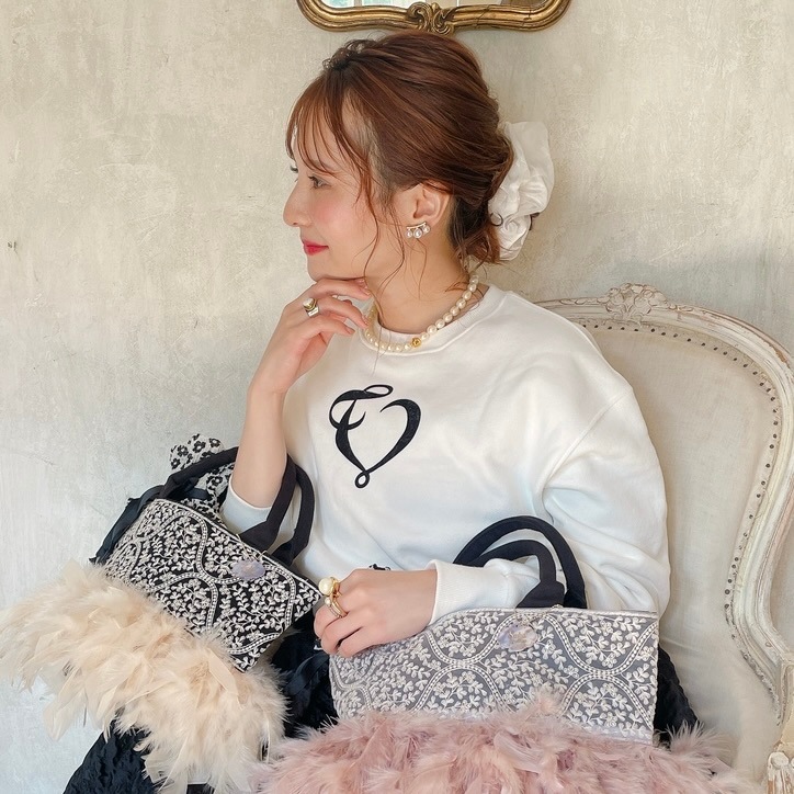 Pinup Closet Sireneシレーヌ 真珠（ベージュ） L crochet knit o/p – BUNNY APARTMENT
