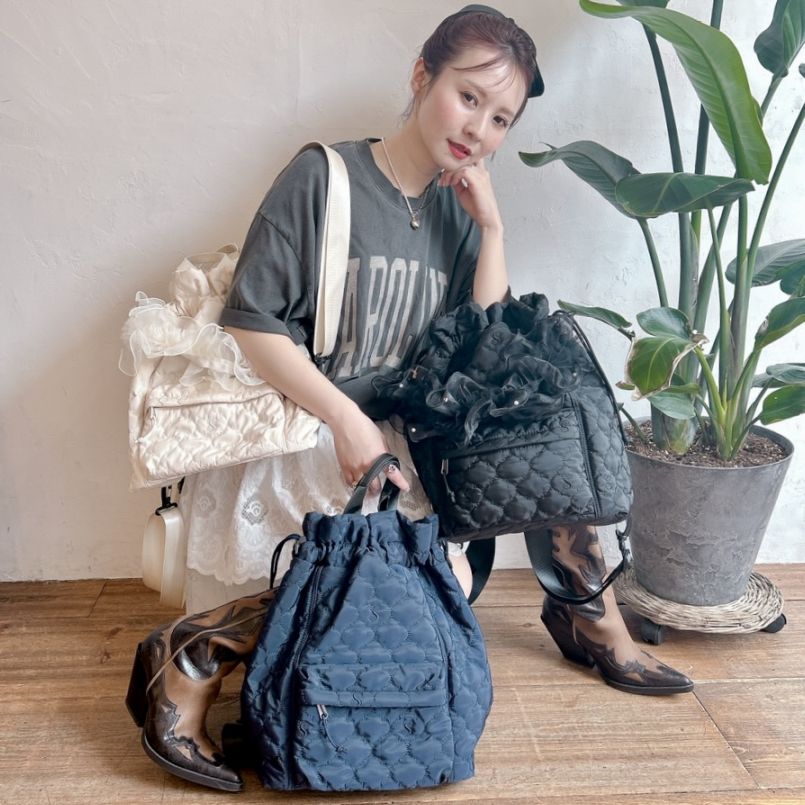 新品未使用 サハバイエリー バックパック S Puffy Gigi【3way】 バックパック S Puffy Gigi【3way】 | NEW ARRIVAL －新商品－ | Saha