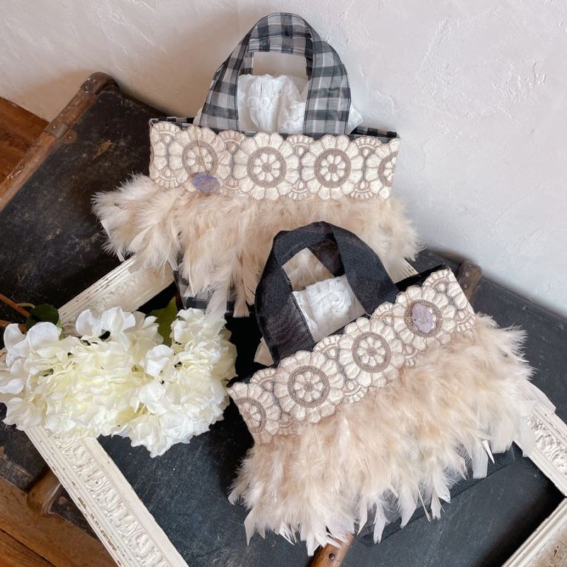 BAG・Accessory,♡Fluffyシリーズ【フェザー】♡