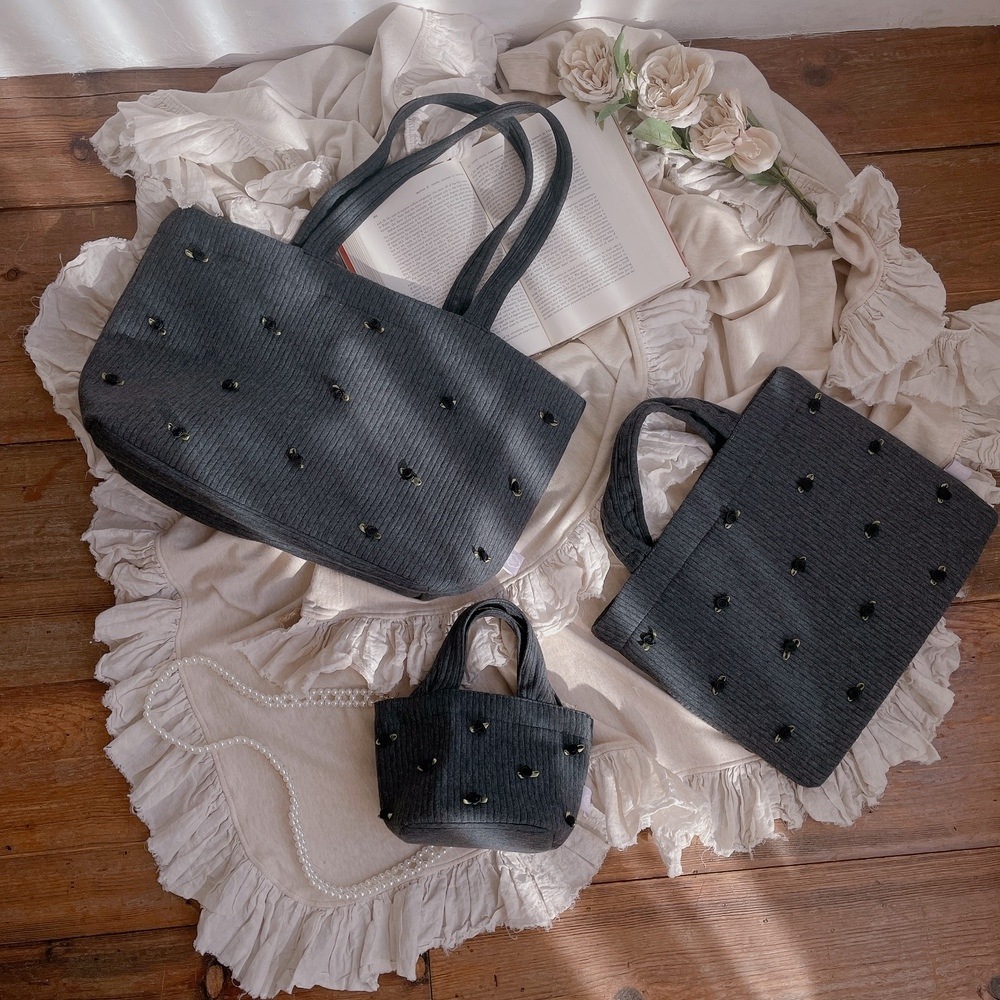 入手困難 即完売品　ELLIE ボリュームスリーブフーディー GRAY イブル Rosy Chanmi レッスントート | BAG・Accessory,【MLサイズ