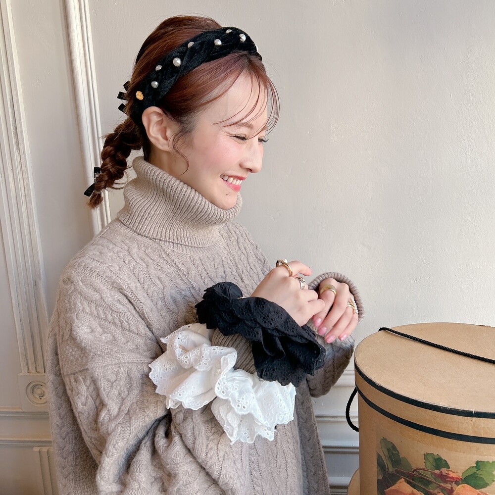 ヘアアクセサリー herlipto Velour Stars Headband herlipto カチューシャ Velour stars headband 新品 Herlipto