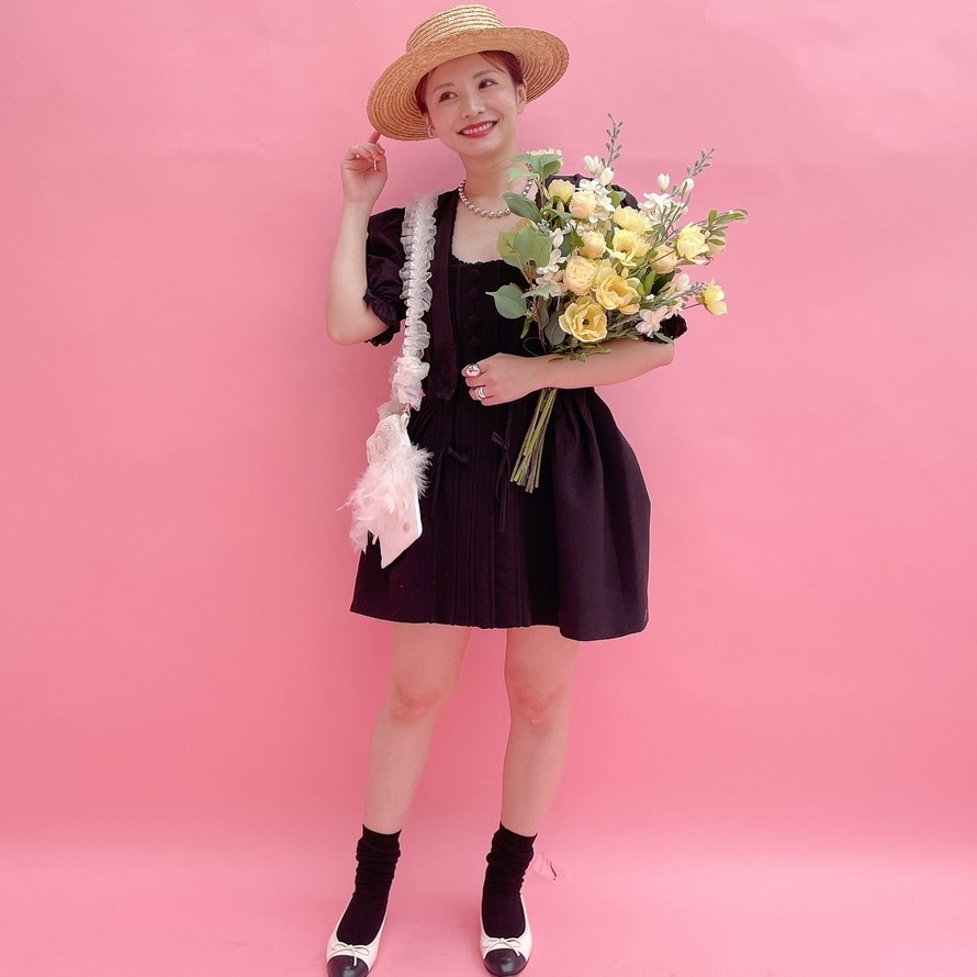 SLY | KNIT TWEED ショートワンピース (ワンピース(ミニ