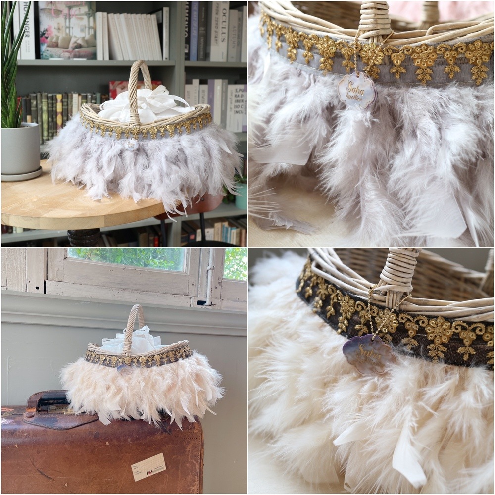 &SET Antique Glow Rattan