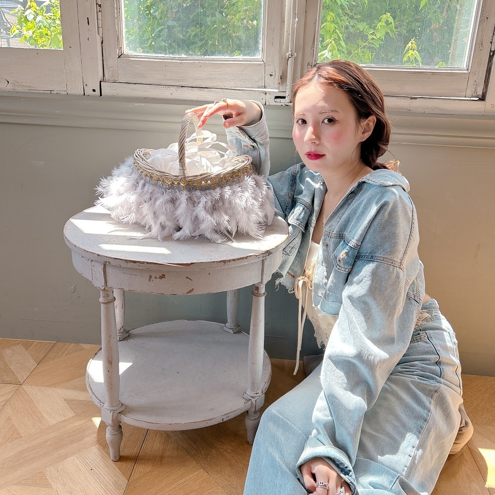 &SET Antique Glow Rattan