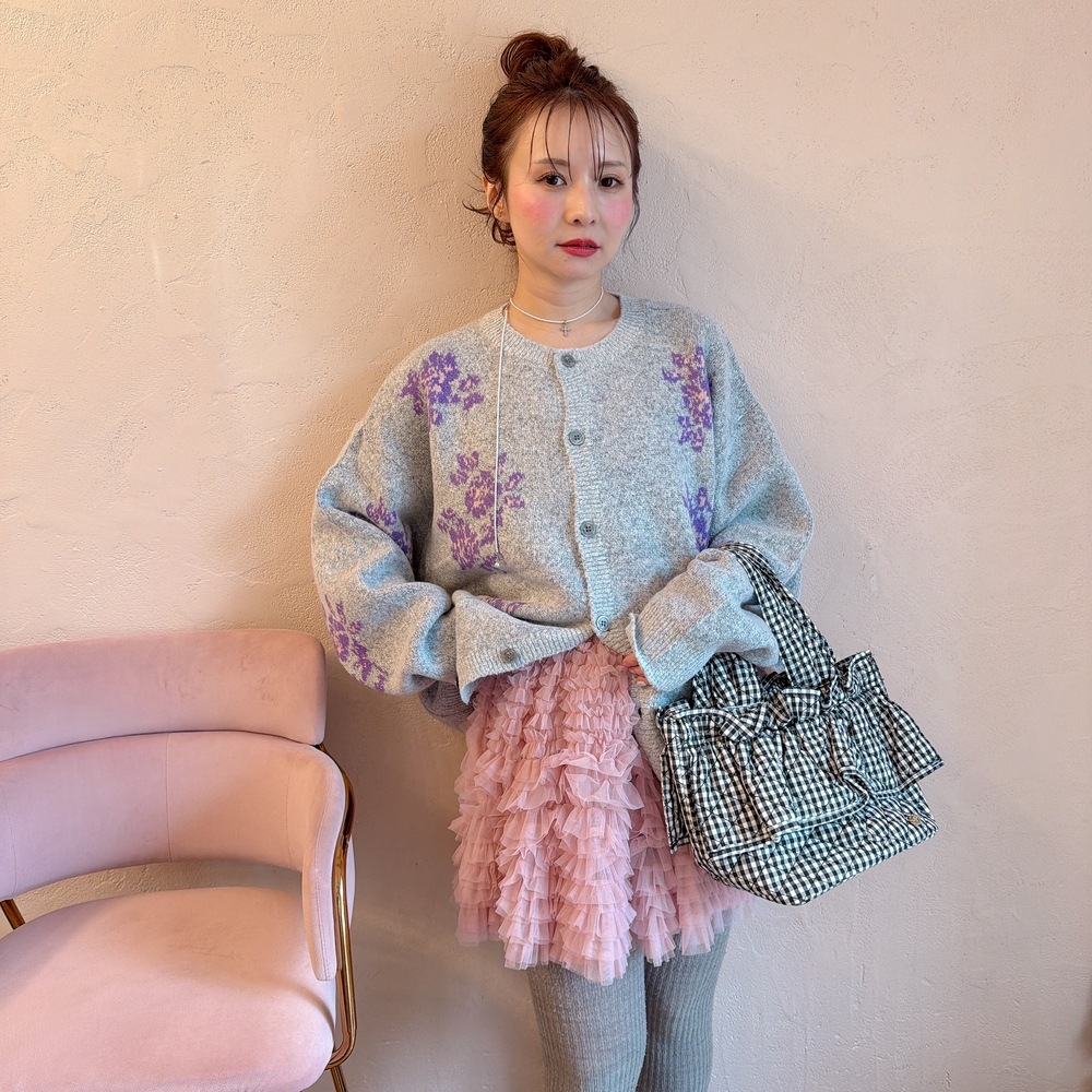 レギュラーフリルバッグ Quilting Frill Bebe【ギンガム】 | BAG