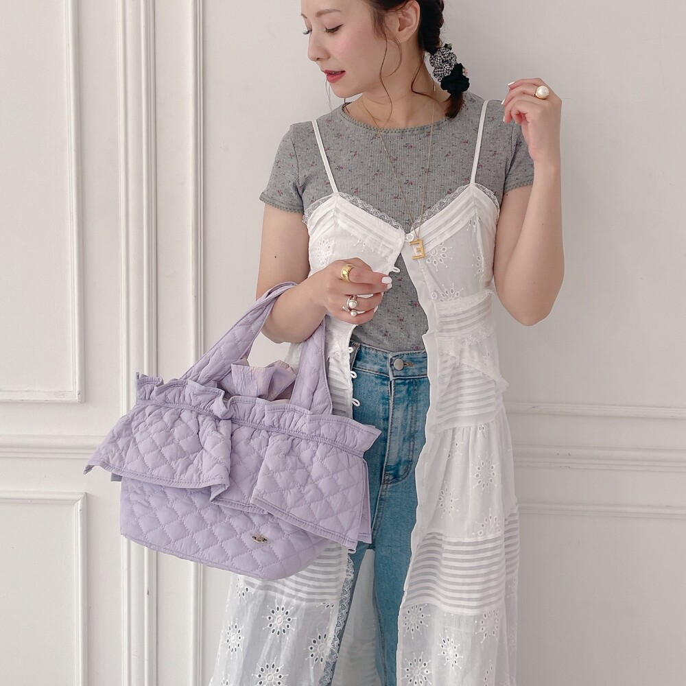 �쥮��顼�ե��Хå� Quilting Frill Bebe�ڥ�٥����/����/�ͥ��ӡ�/���󥬥��