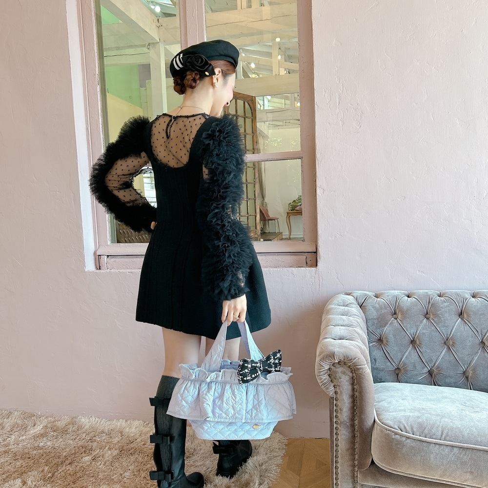 �쥮��顼�ե��Хå� Quilting Frill Bebe�ڥ�٥����/����/�ͥ��ӡ�/���󥬥��