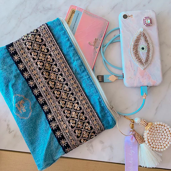 �ݡ��� Shabby Denim Pouch