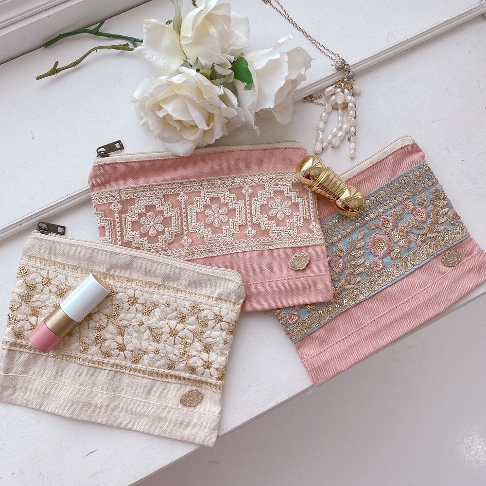 ポーチ Shabby Canvas Pouch | BAG・Accessory | Saha by elliee