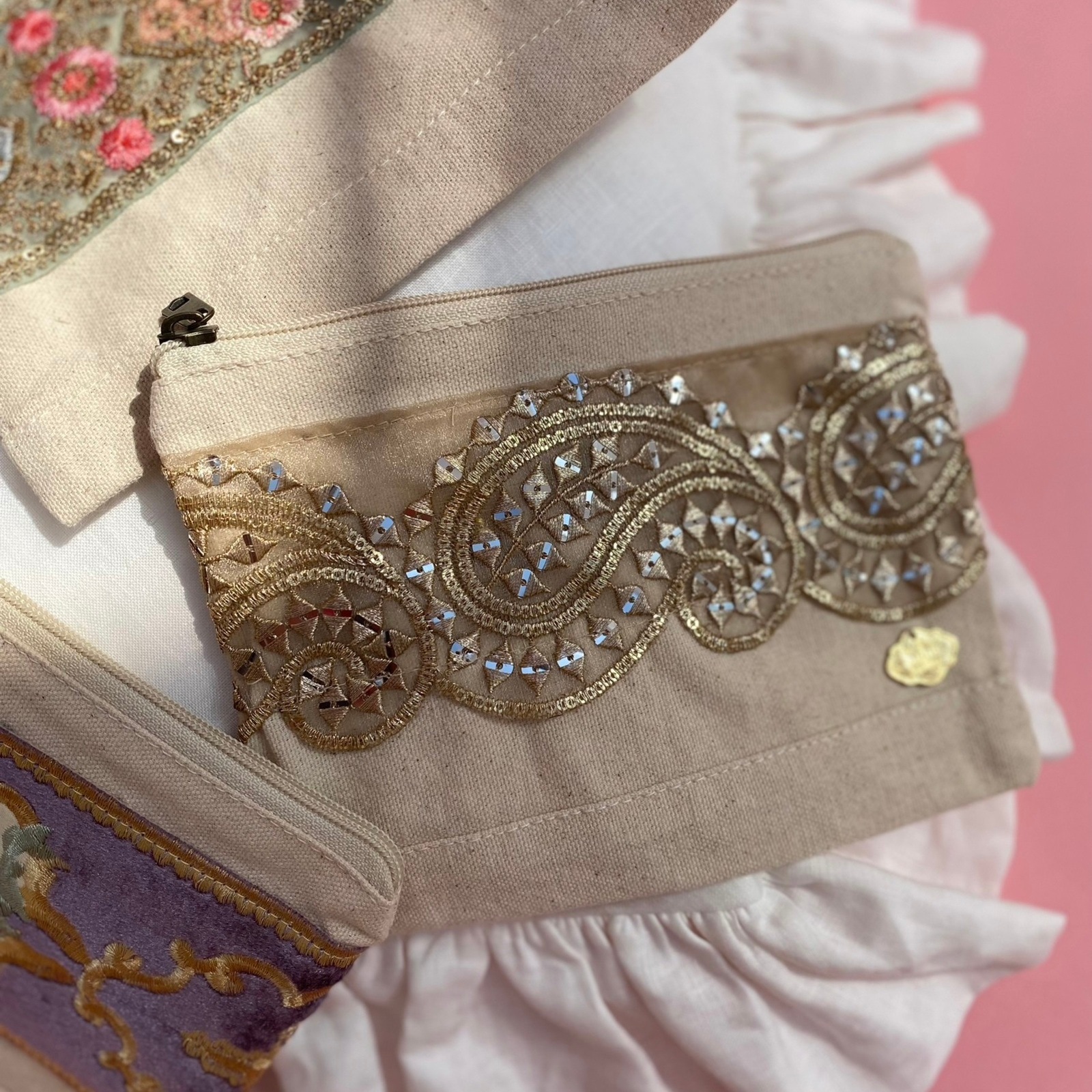 ݡ Shabby Canvas Pouch