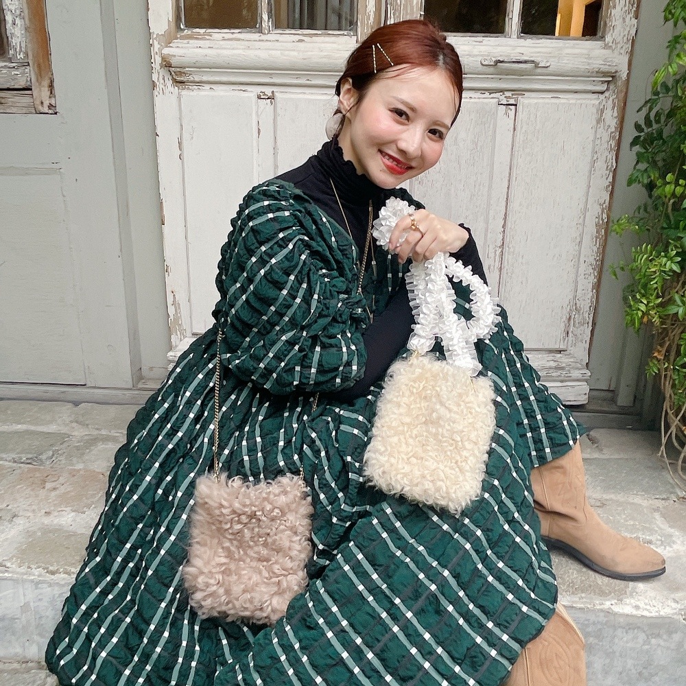 サハバイエリー　ムートンポシェット ムートンポシェット My Little Puppy | BAG・Accessory,ファー