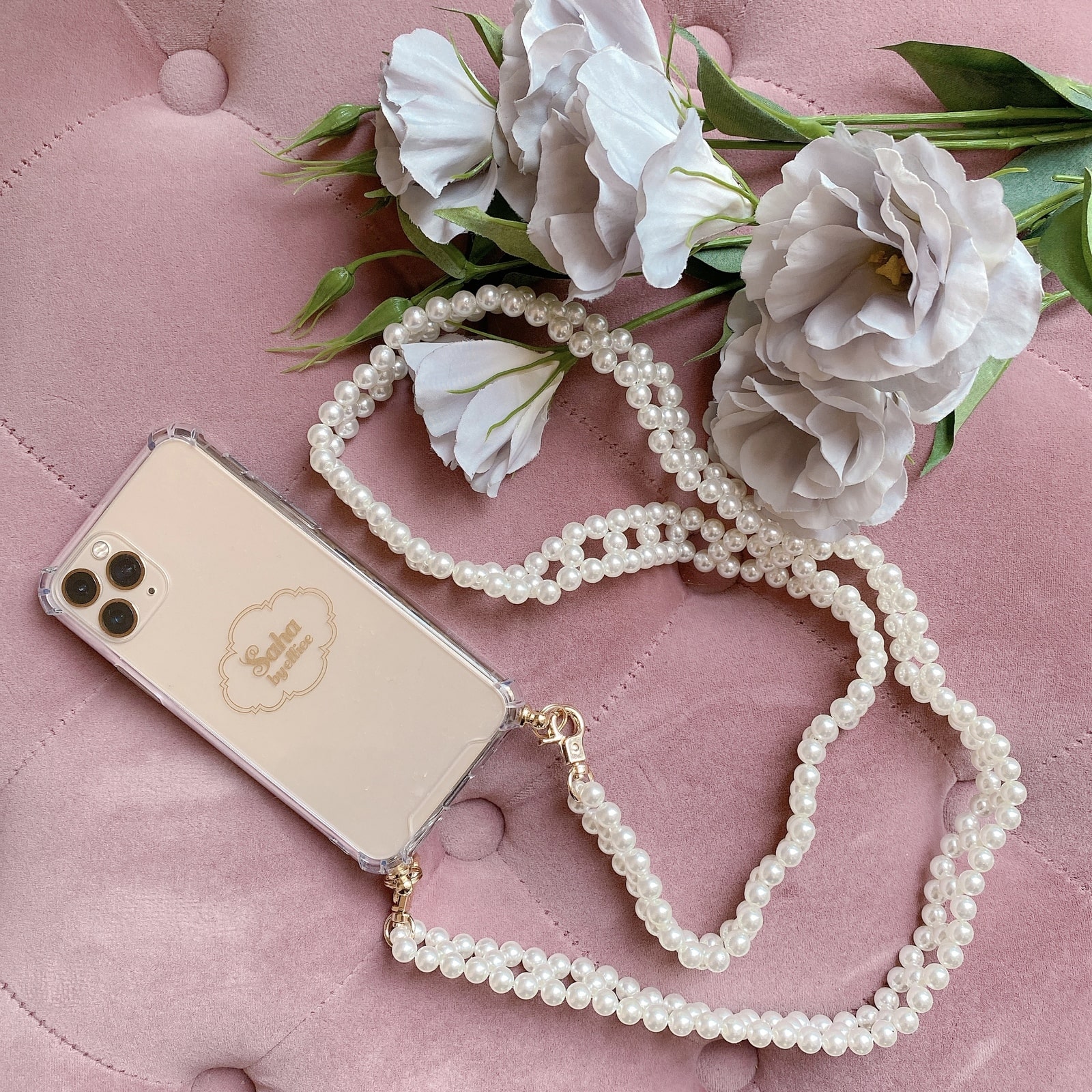在庫調整】スマホケース Pearl Chain | BAG・Accessory,ストラップ  