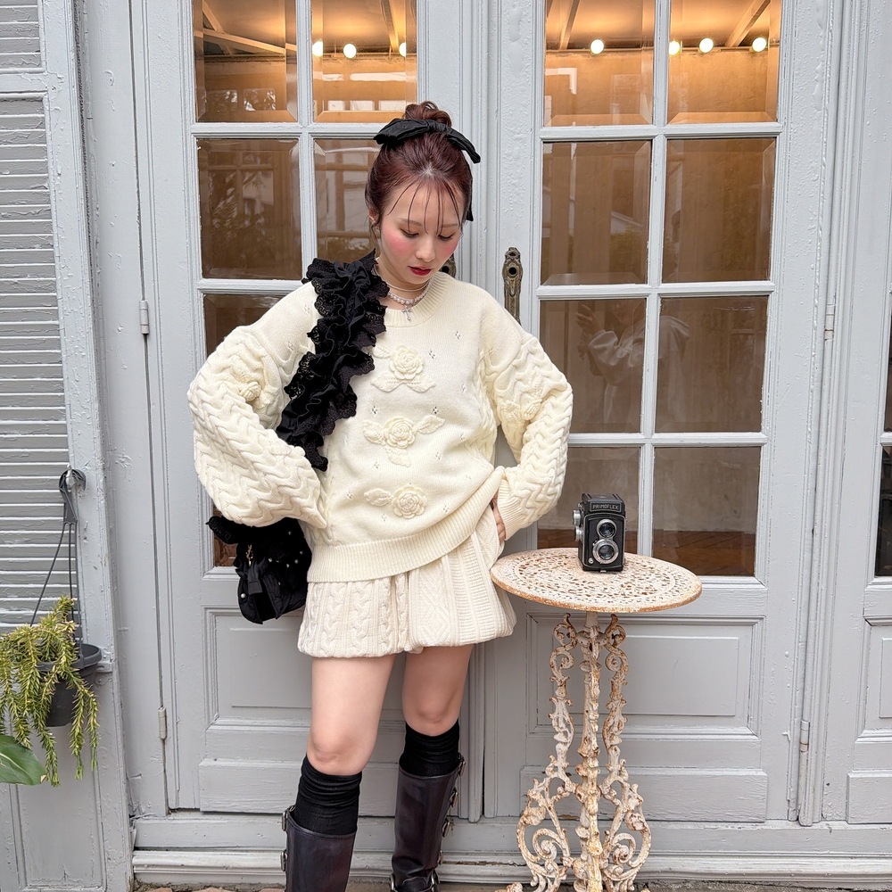 ��Chill Knit�Х롼�󥷥硼�ȥѥ��