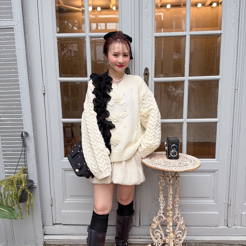 ��Chill Knit�Х롼�󥷥硼�ȥѥ��