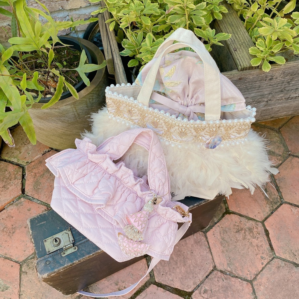 BAG・Accessory,♡Fluffyシリーズ【フェザー】&#9825