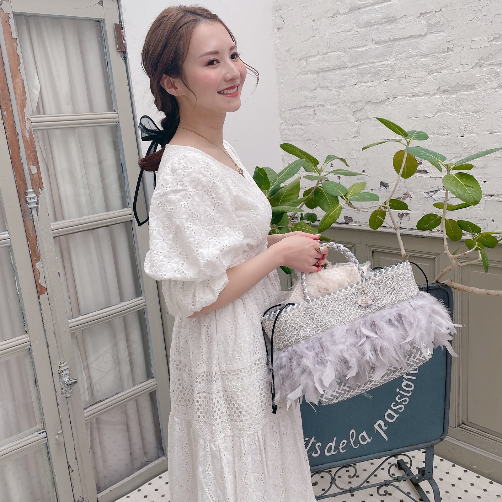 【再販ナシ】ミナペルホネン ドローストリングバッグ 巾着バッグ アネモネ 巾着バッグ☆anemone 再販ナシミナペルホネン ドローストリングバッグ