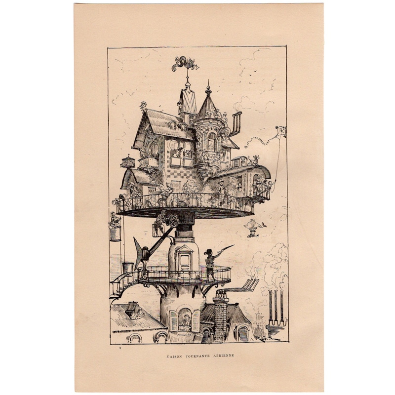 アルベール・ロビダ作品集　Albert Robida⠀アンティーク アルベール・ロビダ作品集 Albert Robida⠀アンティーク