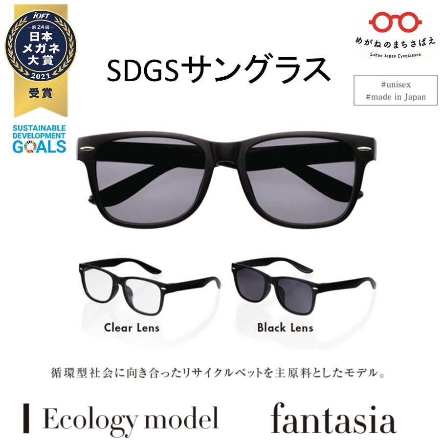 安心安全の日本製！鯖江産！】SDGSサングラス エコロジーモデル